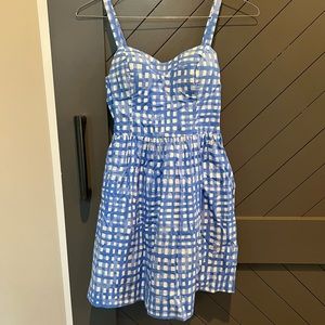 Lilly Pulitzer Blue gingham ardleigh dress